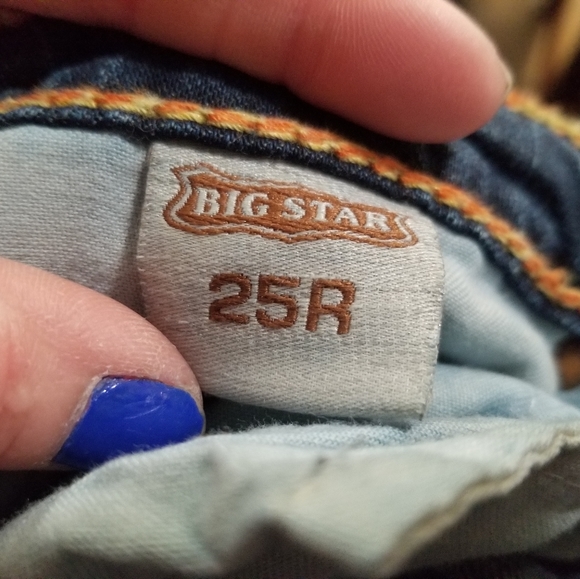 Big Star "Liv " Jean's. Sz 25 - Picture 2 of 5